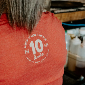 Special Edition 10th Anniversary Handcrafted Red Tee