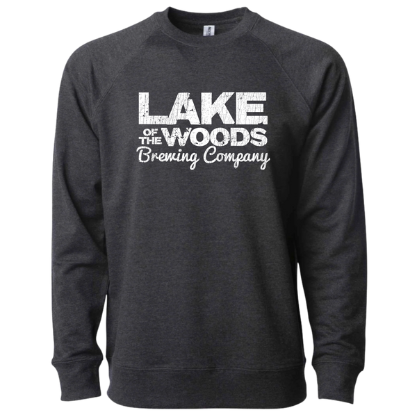 Grey Stacked Logo Crew