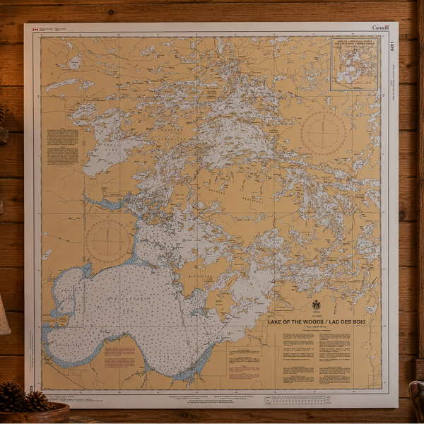 Weatherproof Lake Map