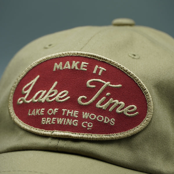 Khaki Lake Time Dad Hat