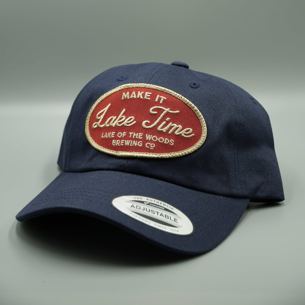 Navy Lake Time Dad Hat