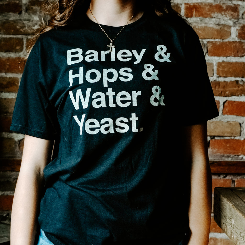 Barley & Hops & Water & Yeast Tee