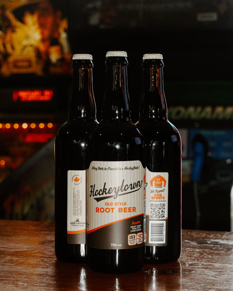 Hockeytown Rootbeer 750ml - Non-Alc Craft Soda