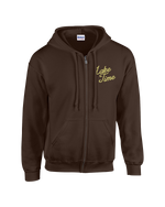 Brown Zip Hoodie