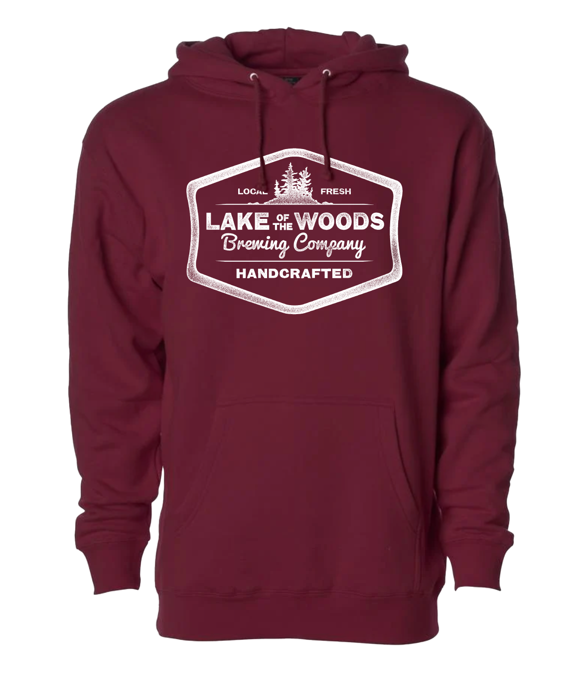 Maroon Classic Logo Hoodie