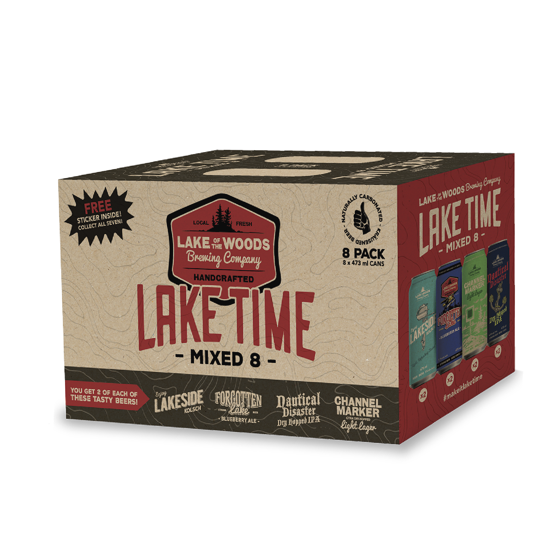 Lake Time Mixed 8 Pack