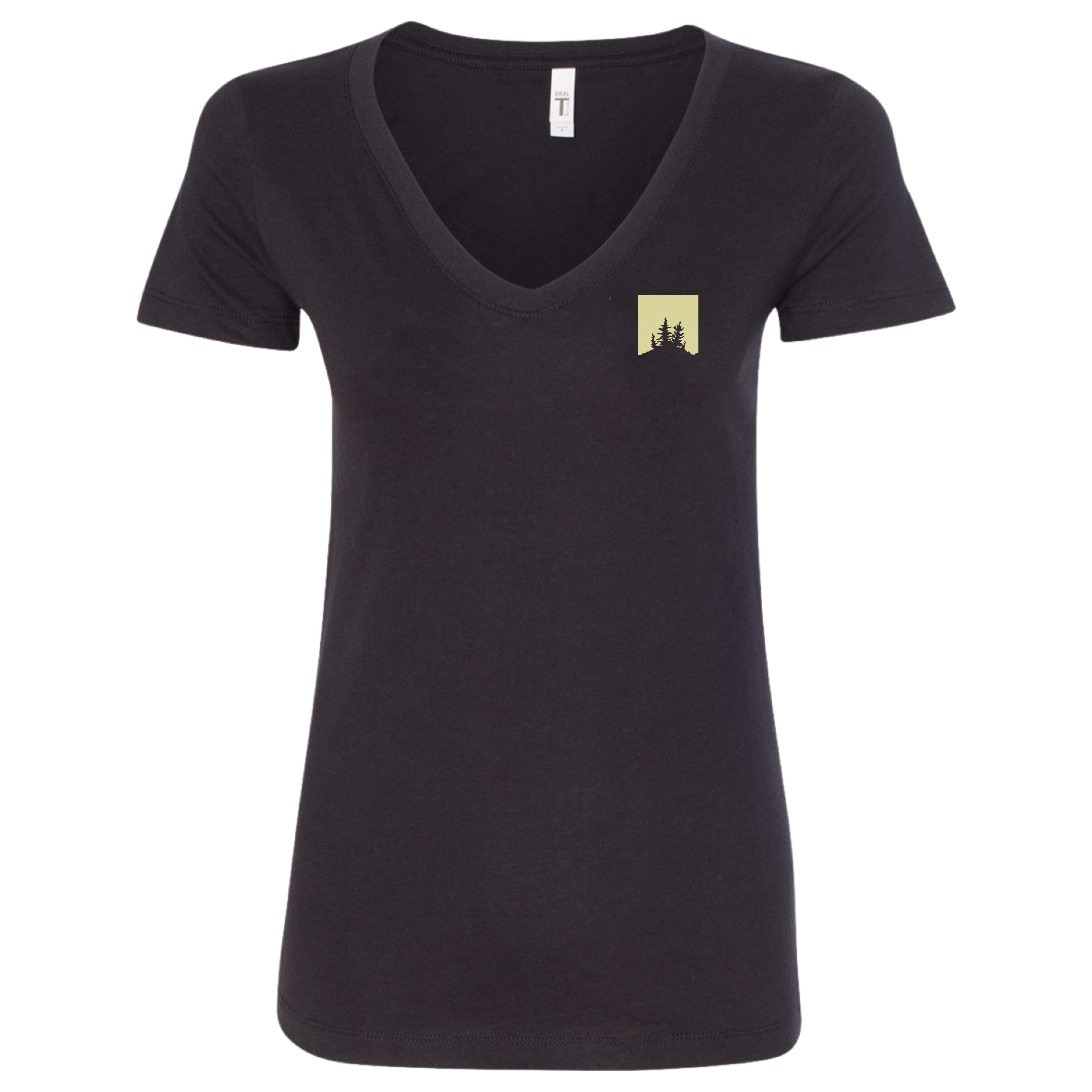 Ladies Treeline Silhouette V-Neck Tee