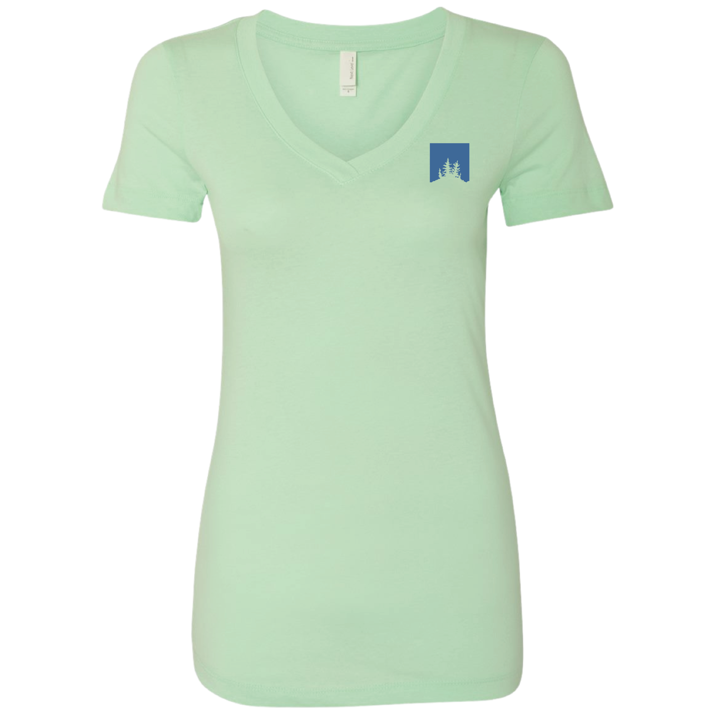 Ladies Treeline Silhouette V-Neck Tee