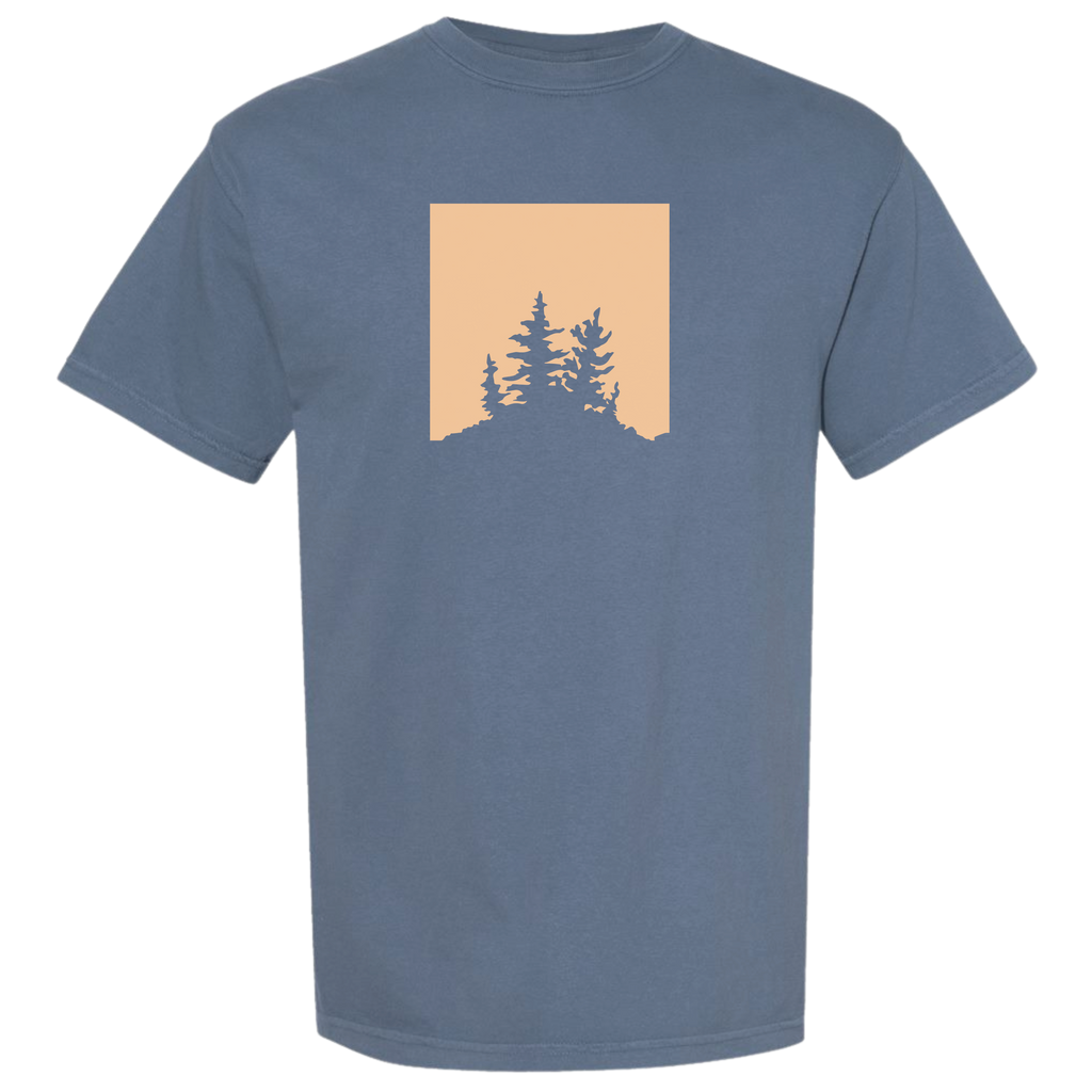Blue Treeline Silhouette Tee