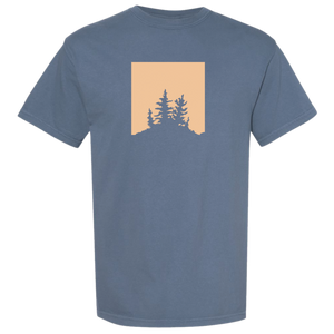 Blue Treeline Silhouette Tee