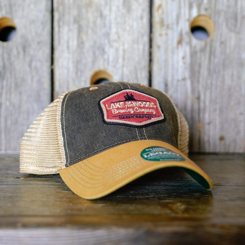 Black/Yellow Old Favourite Trucker Hat