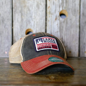 Black/Cardinal Old Favourite Trucker Hat